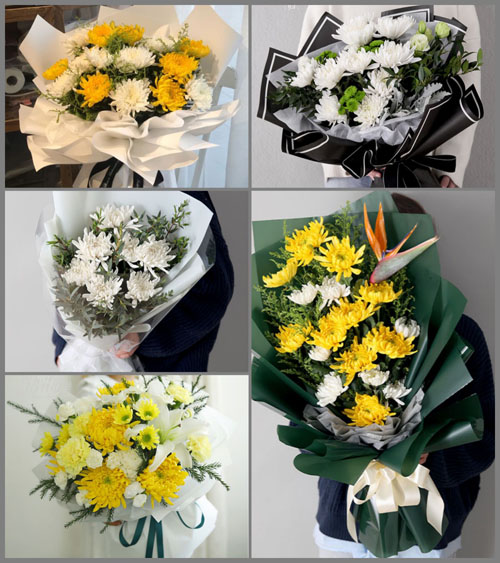 贵州贵阳花溪区金欣社区服务中心白事花束代送